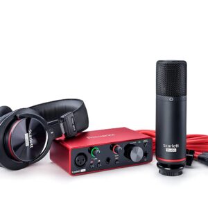 Focusrite Scarlett Solo Studio (3rd Gen) USB Audio Interface and Recording Bundle